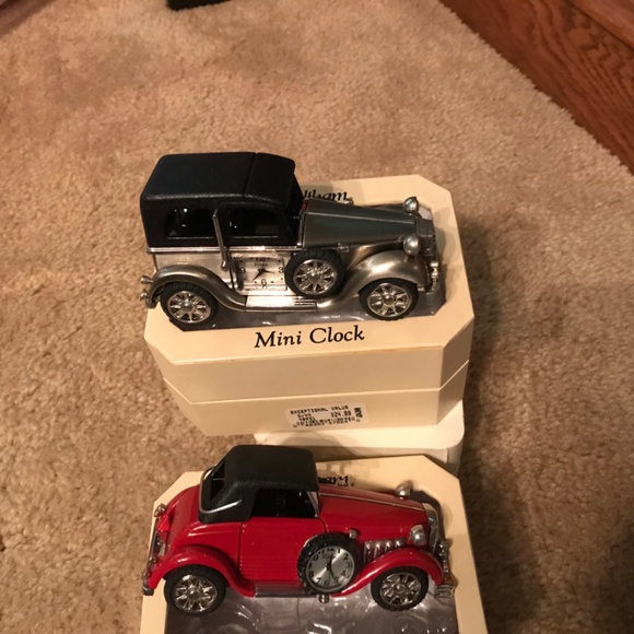 Waltham Vintage Automobile Mini Clock x 2 - Picture 5 of 8